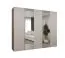 Armoire penderie Drehtürenschrank Eiger 99 | 2 portes miroir | Kaschmir | 2,5 m large | 3 tringles | Poignées or | Soft-Close