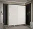 Armoire neutre avec deux barres de penderie Jotunheimen 91, couleur : blanc - dimensions : 208 x 180,5 x 62 cm (h x l x p)