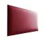 Panneaux rembourrés, lot de 10, Couleur : Rouge, Revêtement : Similicuir, dimensions : 38 x 30 cm