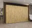 Armoire penderie 3 m Eiger 46 | Chêne Artisan | 6 portes battantes | 4 penderies | Poignées cachemire | Soft-Close