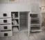 Lit mezzanine enfant Jura 77 | 90 x 200 cm | Bureau coulissant | Escalier à gauche | Blanc / Gris | Rangement optimisé