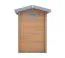 Abri de jardin en WPC Seegarten - Longueur: 150 cm, Largeur: 150 cm, Hauteur: 247 cm, couleur: aspect bois