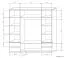 Armoire à portes battantes / Armoire Kiunga 15, couleur : hêtre / blanc - Dimensions : 200 x 200 x 60 cm (H x L x P)