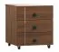 Ensemble bureau complet Mojokerto 5 pièces | Noyer/Noir | Organisation optimale | Design moderne
