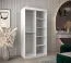 100 cm de large Armoire avec 2 portes | 5 casiers | Couleur : Blanc Abbildung