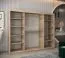 250 cm de large Armoire avec 10 casiers et 3 portes | Couleur: Chêne Sonoma / Blanc Abbildung