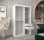 120 cm de large Armoire avec 2 portes | 5 casiers | Couleur: Blanc Abbildung