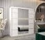 180 cm de large Armoire avec 2 portes | 10 casiers | Couleur: Blanc Abbildung