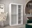 120 cm de large Armoire avec 2 portes | 5 casiers | Couleur: Chêne Sonoma / Blanc Abbildung