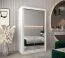 120 cm de large Armoire avec 5 casiers et 2 portes | Couleur: Blanc Abbildung