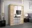 150 cm de large Armoire avec 2 portes | 5 casiers | Couleur: Chêne Sonoma Abbildung