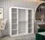 180 cm de large Armoire avec 2 portes | 10 casiers | Couleur: Blanc Abbildung