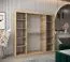 2 mètres de large Armoire avec 2 portes | Couleur: Chêne Sonoma Abbildung
