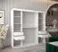 2 mètres de large Armoire avec 2 portes | Couleur: Chêne Sonoma / Blanc Abbildung