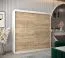 2 mètres de large Armoire avec 2 portes | Couleur: Chêne Sonoma  / Blanc Abbildung