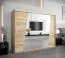 Grande 250 cm de large Armoire avec 10 casiers et 3 portes | Couleur: Chêne Sonoma Abbildung