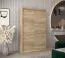 120 cm de large Armoire à portes coulissantes avec 2 portes | 5 casiers | 2 tringles à vêtements | Couleur: Chêne Sonoma Abbildung