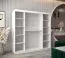 200 cm de large Armoire à portes coulissantes avec 2 portes | 10 casiers | 2 tringles à vêtements | Couleur: Chêne Sonoma  / Blanc Abbildung