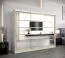 250 cm de large Armoire à portes coulissantes avec 3 portes | 10 casiers | 2 tringles à vêtements | Couleur: Chêne Sonoma / Blanc Abbildung