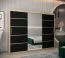 250 cm de large Armoire à portes coulissantes avec 3 portes | 10 casiers | 2 tringles à vêtements | Couleur: Chêne Sonoma Abbildung