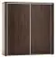 Armoire à portes coulissantes / armoire Aitape 18, couleur : chêne Sonoma foncé - Dimensions : 188 x 170 x 60 cm (H x L x P)