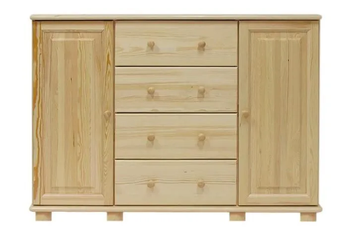 Sideboard, Bois massif, 118 cm de large Abbildung
