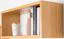 Étagère à suspendre / étagère murale en pin massif couleurs aulne Junco 293 - 25 x 60 x 20 cm (H x L x P)