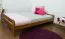 lit d'enfant / lit de jeune en pin massif, couleur chêne A11, sommier à lattes inclus - dimension 140 x 200 cm