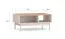Table basse Humboldt 09 / Couleur : chêne Cremona / cachemire / Pieds : métal / Pour le salon / Dimensions : 90 x 60 x 40 cm / Chants en ABS / 2 compartiments / Très spacieuse