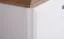 Commode Cuenca 03, Couleur : Chêne / Blanc - Dimensions : 99 x 155 x 39 cm (H x L x P)