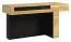 Chambre complète Lipik 9 pièces | Design moderne chêne/noir | Teilmassiv | Système Push to Open
