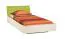 Lit enfant ou adolescent Namur 22 | 90 x 200 cm | Vert et beige | Design moderne, sécurisé, robuste