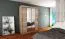150 cm de large Armoire avec 2 portes | 5 casiers | Couleur: Chêne Sonoma Abbildung