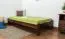 Cadre de lit pour enfants / Lit pour enfant 90 x 200 cm | Bois massif: Pin | Laqué Noisette | incl. sommier à lattes Abbildung