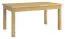 Table à manger Table de la salle à manger 160x90 cm Chêne massif, Extensible jusqu'à 250, Couleur: Naturel Abbildung