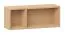Étagère suspendue avec deux compartiments / Couleur : Beige / Organisation facile des objets / Dimensions : 20 x 15 x 51 cm / Répartition asymétrique des compartiments