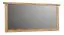 Grand miroir avec cadre en bois Floresta 12, Couleur : Naturel, chêne massif, finition de qualité, 76 x 169 x 51 cm, style contemporain