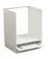 Meuble bas pour appareils encastrables Kunja, Couleur : Blanc / Blanc brillant, Dimensions : 82 x 60 x 55 cm