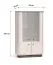 Vitrine / petite / 4 portes / Couleur : Cachemire / Chêne Windmill foncé / Fonction soft-close / Dimensions : 92 x 40 x 150 cm / 4 compartiments / Pour le salon