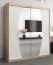 180 cm de large Armoire avec 10 casiers et 2 portes | Couleur: Chêne Sonoma / Blanc Abbildung