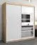 180 cm de large Armoire avec 10 casiers et 2 portes | Couleur: Chêne Sonoma / Blanc Abbildung