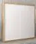 180 cm de large Armoire avec 10 casiers et 2 portes | Couleur: Chêne Sonoma / Blanc Abbildung