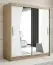 150 cm de large Armoire avec 2 portes | 5 casiers | Couleur: Chêne Sonoma / Blanc Abbildung