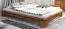 Lit double Tasman 02 chêne sauvage massif huilé - Surface de couchage : 160 x 200 cm (l x L)