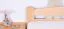 Lit double Easy Premium Line K4 surdimensionné | 160 x 220 cm | Hêtre massif naturel | Design moderne