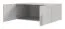 Rehausse pour armoire Edegem 03 / chants ABS / Couleur : Gris platine / 100 x 61 x 40 cm / 2 portes / 1 grand compartiment