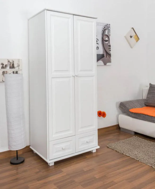 Steiner Shopping Armoire de chambre à coucher, Couleur: Blanc 190x90x60 cm Abbildung