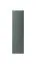 Porte pour armoire d'angle / Couleur : Vert foncé semi-mat / Dimensions : 51 x 2 x 189,5 cm