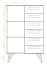 Commode Masterton 14, chêne sauvage massif huilé - Dimensions : 140 x 91 x 45 cm (H x L x P)