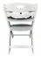 Chaise haute Matteo 16, Couleur : Blanc, massif partiel - dimensions : 81 x 45 x 51 cm (h x l x p)